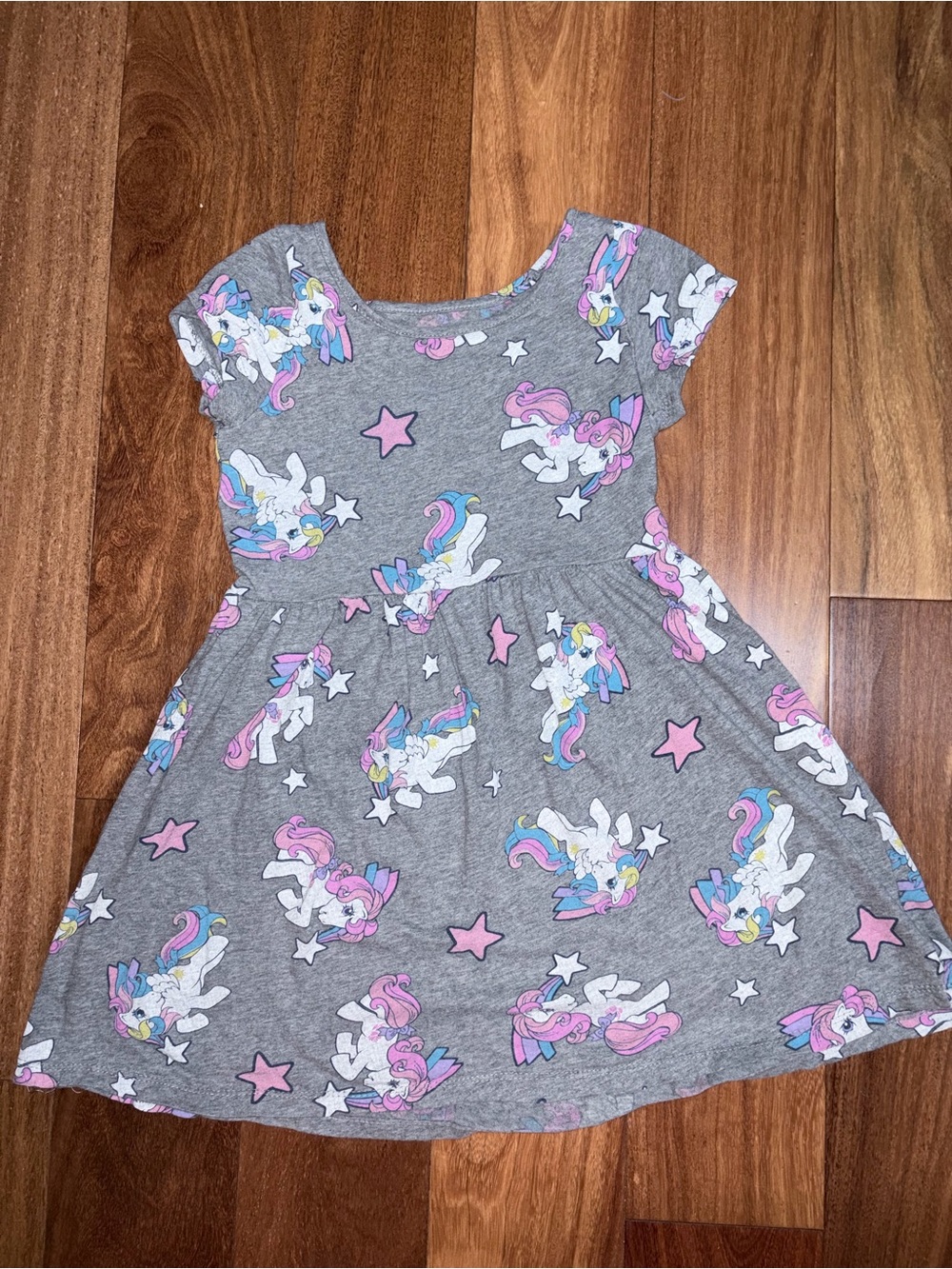 My Little Pony Girls Gray Dress Sz 7/8